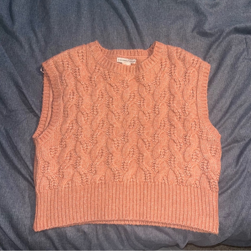 Sincerely Jules Coral Knit Sweater